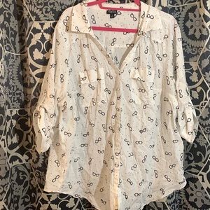 Torrid glasses button up